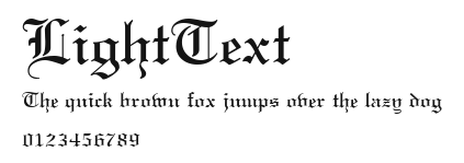 LightText Preview