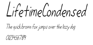 LifetimeCondensed Preview