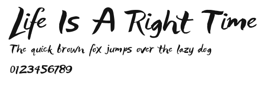 Life Is A Right Time Preview