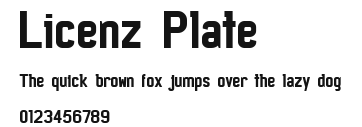 Licenz Plate Preview