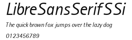 LibreSansSerifSSi Preview