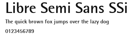 Libre Semi Sans SSi Preview