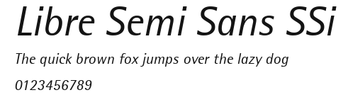 Libre Semi Sans SSi Preview