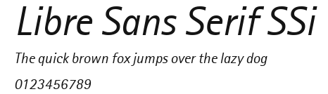 Libre Sans Serif SSi Preview