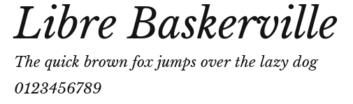 Libre Baskerville Preview