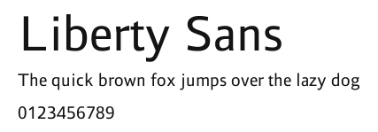 Liberty Sans Preview
