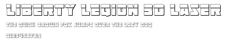 Liberty Legion 3D Laser Preview