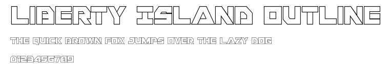 Liberty Island Outline Preview