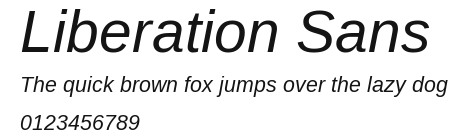 Liberation Sans Preview