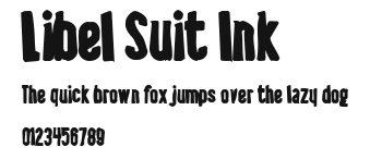 Libel Suit Ink Preview