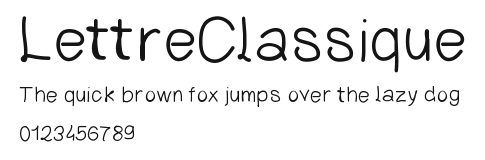 LettreClassique Preview