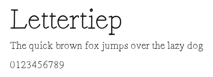 Lettertiep Preview