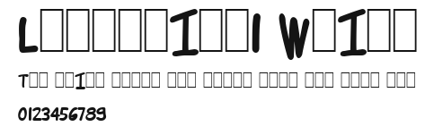 Lettering1 Weird Preview