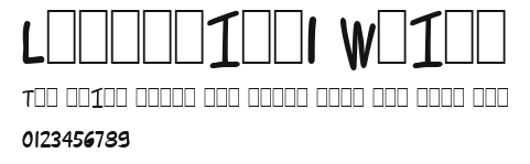 Lettering1 Weird Preview