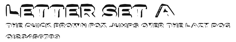 Letter Set A Preview