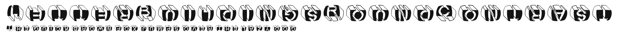 LetterBuildingsRoundContrast Preview
