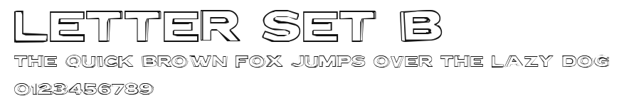 Letter Set B Preview
