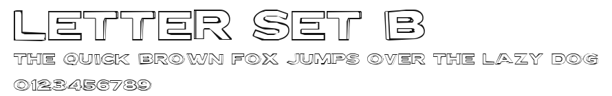 Letter Set B Preview