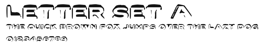 Letter Set A Preview