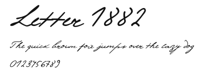 Letter 1882 Preview