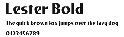 Lester Bold Preview