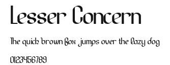 Lesser Concern Preview
