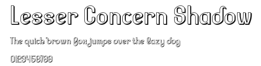 Lesser Concern Shadow Preview