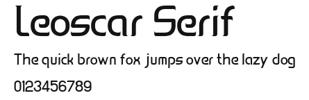 Leoscar Serif Preview