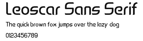 Leoscar Sans Serif Preview