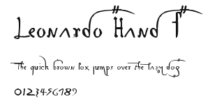 Leonardo Hand F Preview