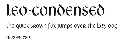 Leo-Condensed Preview