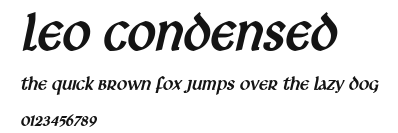 Leo Condensed Preview