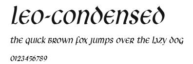 Leo-Condensed Preview