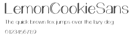 LemonCookieSans Preview