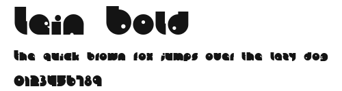 Lein Bold Preview