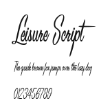 Leisure Script Preview