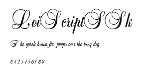 LeiScriptSSk Preview