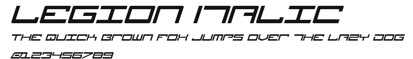 Legion Italic Preview