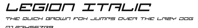 Legion Italic Preview