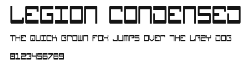 Legion Condensed Preview