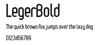 LegerBold Preview