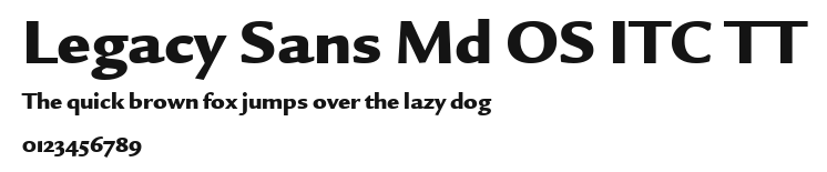 Legacy Sans Md OS ITC TT Preview