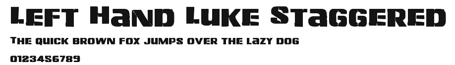 Left Hand Luke Staggered Preview
