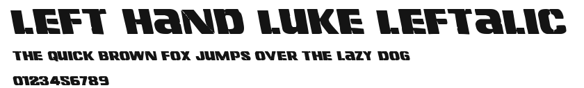 Left Hand Luke Leftalic Preview