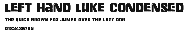 Left Hand Luke Condensed Preview