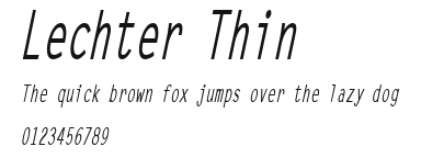 Lechter Thin Preview