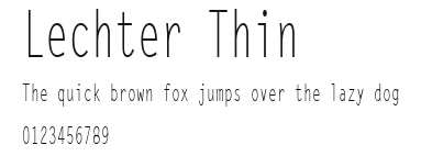 Lechter Thin Preview