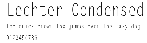 Lechter Condensed Preview