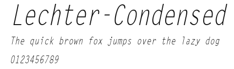 Lechter-Condensed Preview
