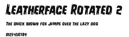 Leatherface Rotated 2 Preview